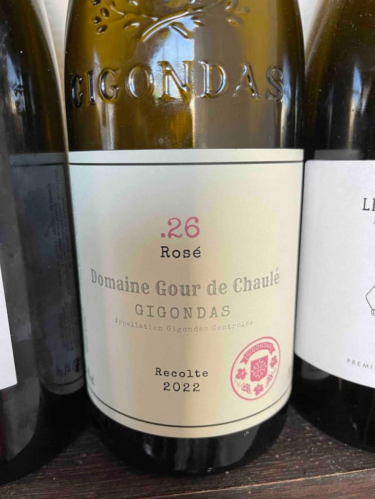 .26 Rosé - Domaine Gour de Chaulé - Stéphanie , Paul Fumoso et Laurent Philis -2022