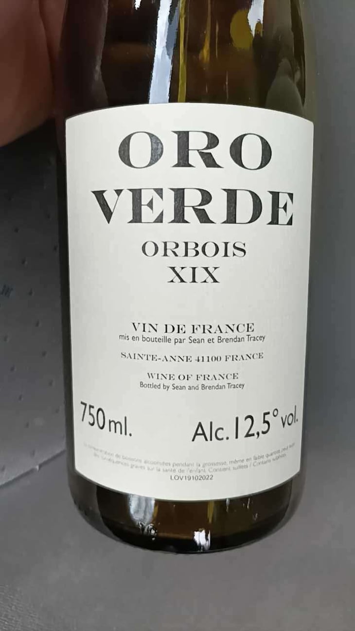 Oro Verde - Domaine Le Clocher - Les Vins de Sainte Anne - Brendan & Sean Tracey 