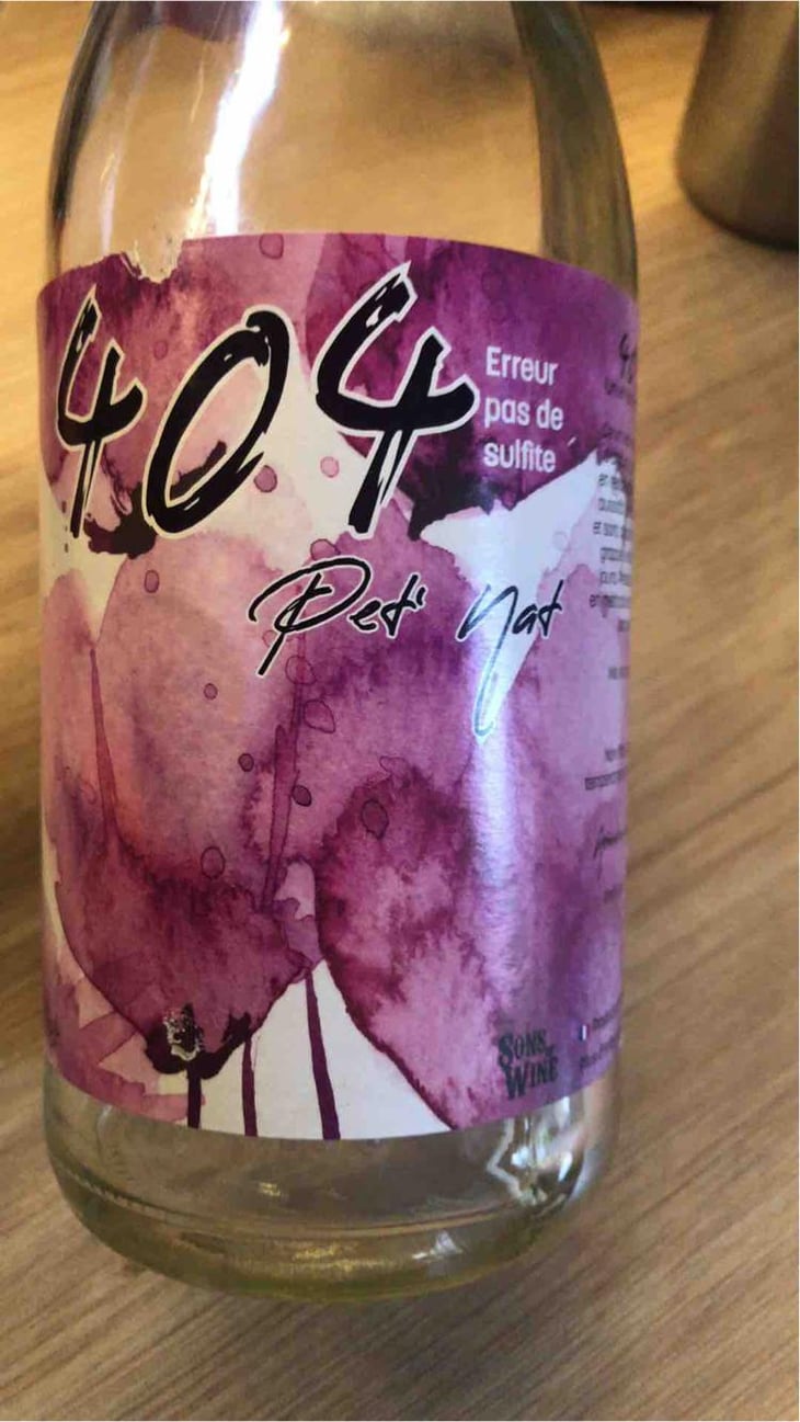 404 Erreur Pas De Sulfite - Sons of Wine - Farid Yahimi 