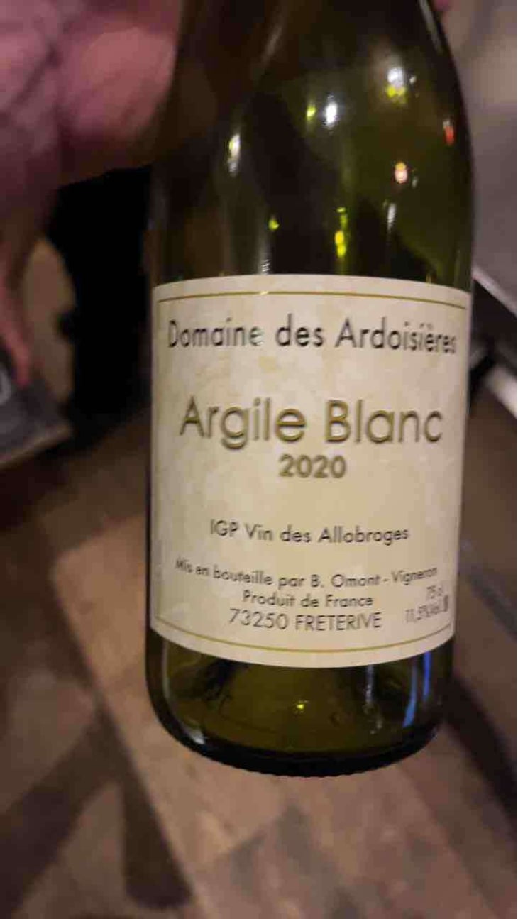 Argile Blanc - Domaine Des Ardoisières - Brice Omont 