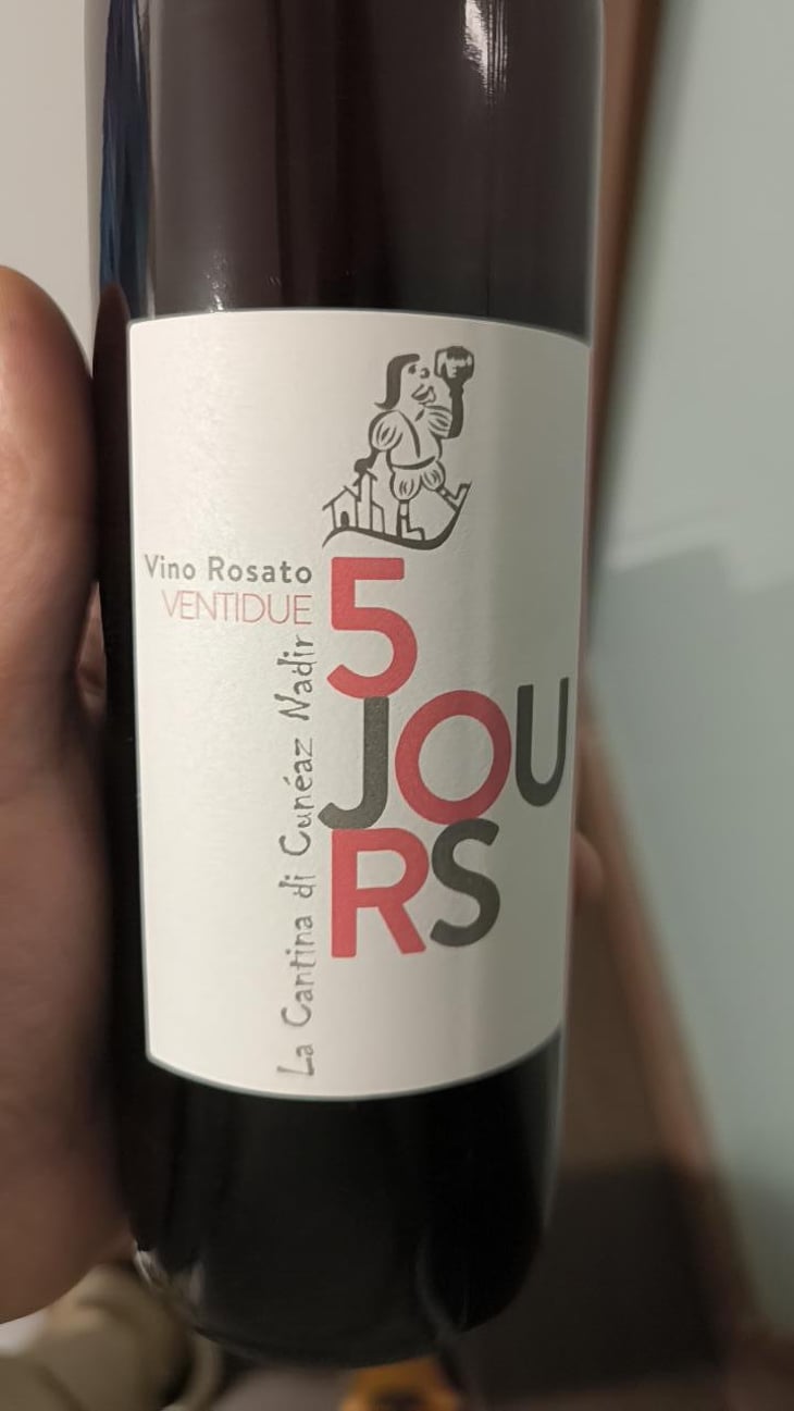 5 Jours - La Cantina Di Cunéaz Nadir - Nadir Cunéaz -2022