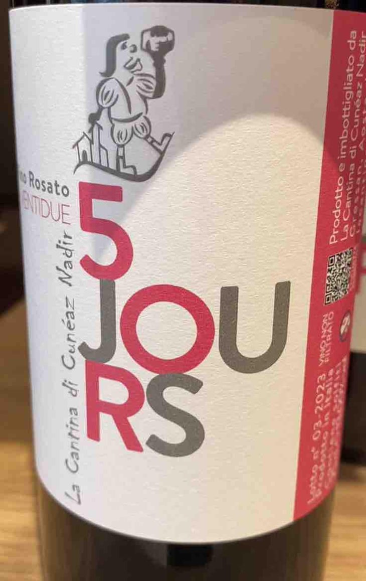 5 Jours - La Cantina Di Cunéaz Nadir - Nadir Cunéaz -2022