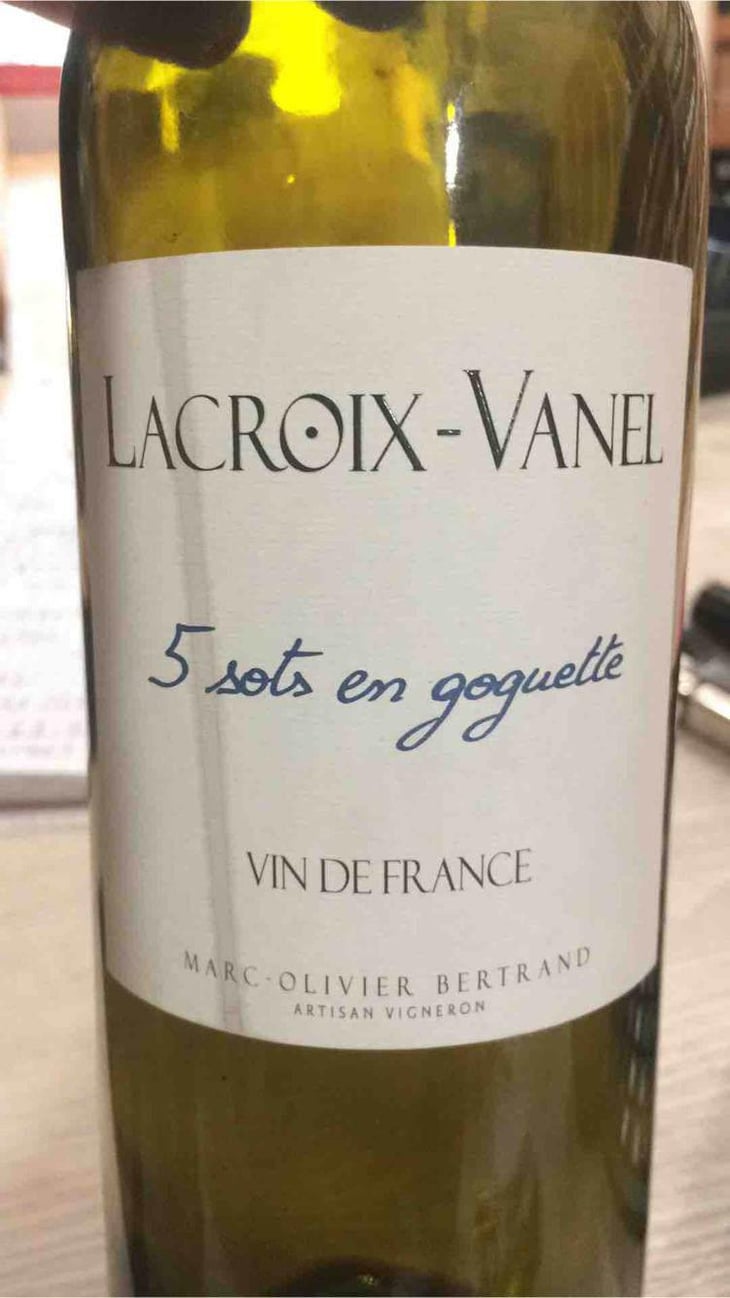 5 Sots En Goguette - Domaine Lacroix Vanel - Marc-Oliver Bertrand 