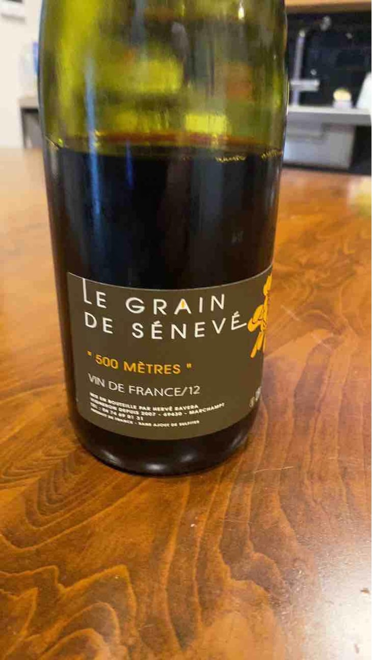 500 Mètres Egrappé - Le Grain de Sénevé - Adeline et Hervé Ravera 