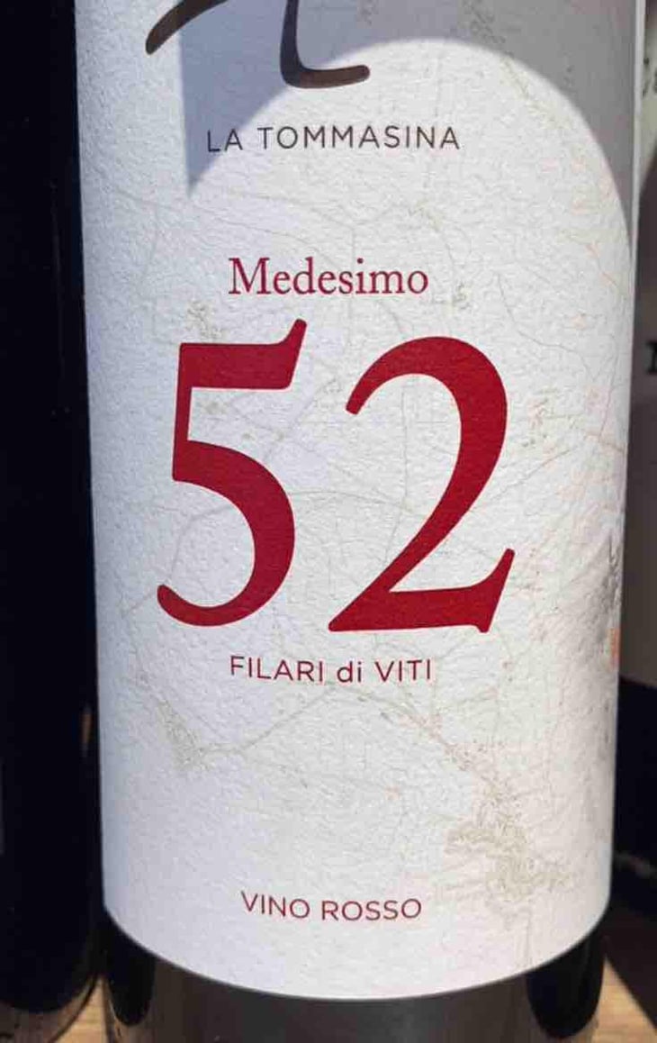 52 Medesimo - Az Agricola La Tommasina - Pier Ruschena & Maurizio Gily 