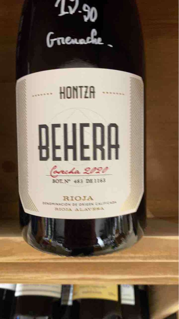 Behera - Viñedos Hontza - Alice Bridoux et Iker Garcia 
