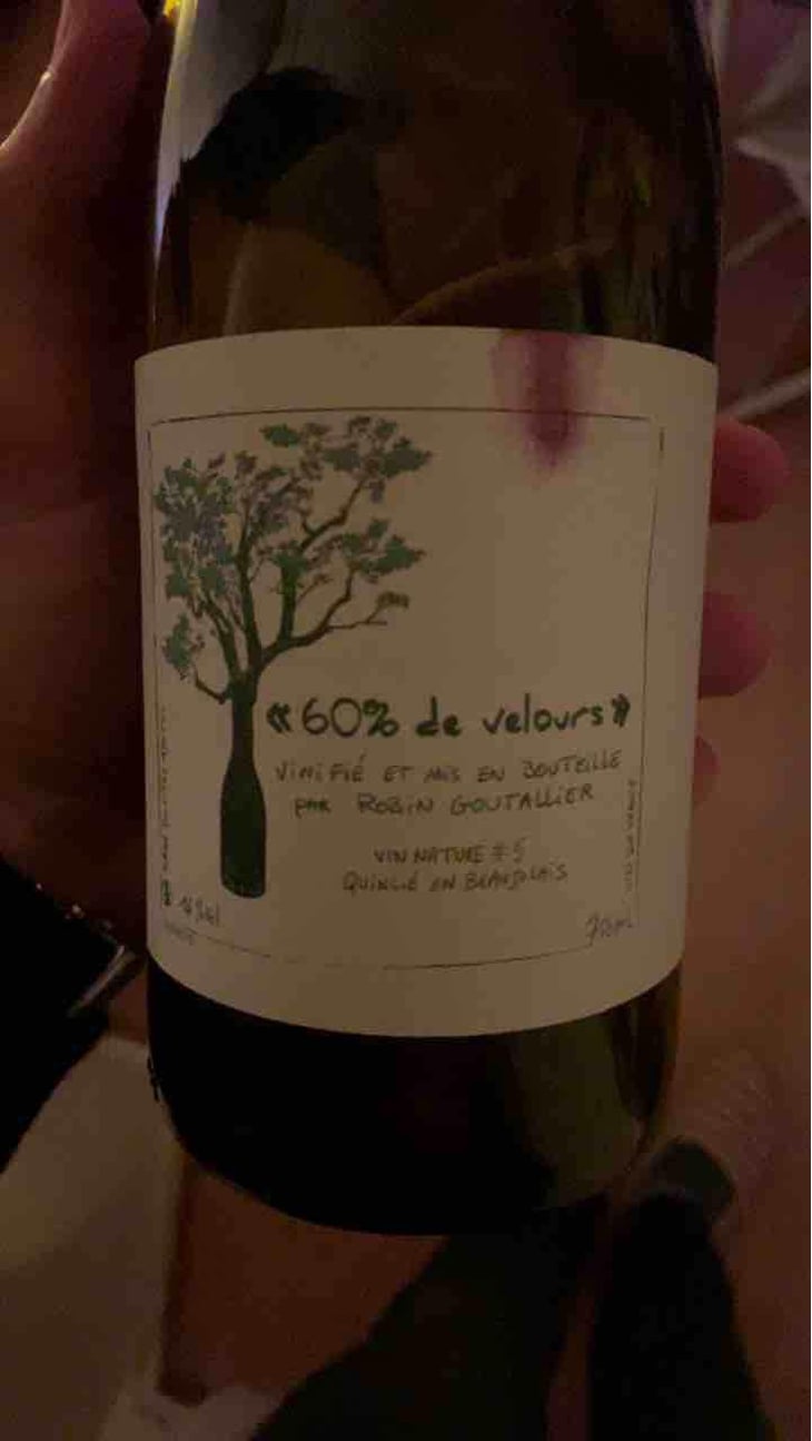 60 % de velours Vin Nature #5 - Robin Goutallier - Robin Goutallier 