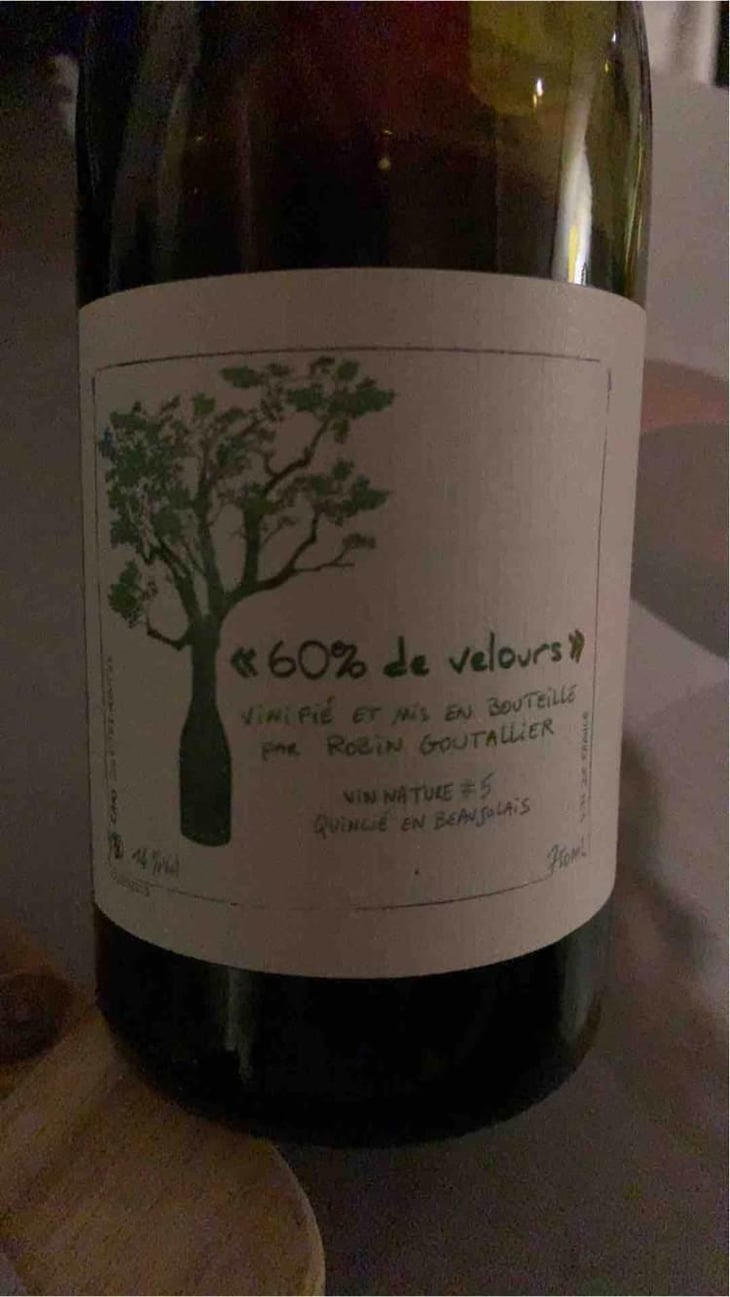 60 % de velours Vin Nature #5 - Robin Goutallier - Robin Goutallier 