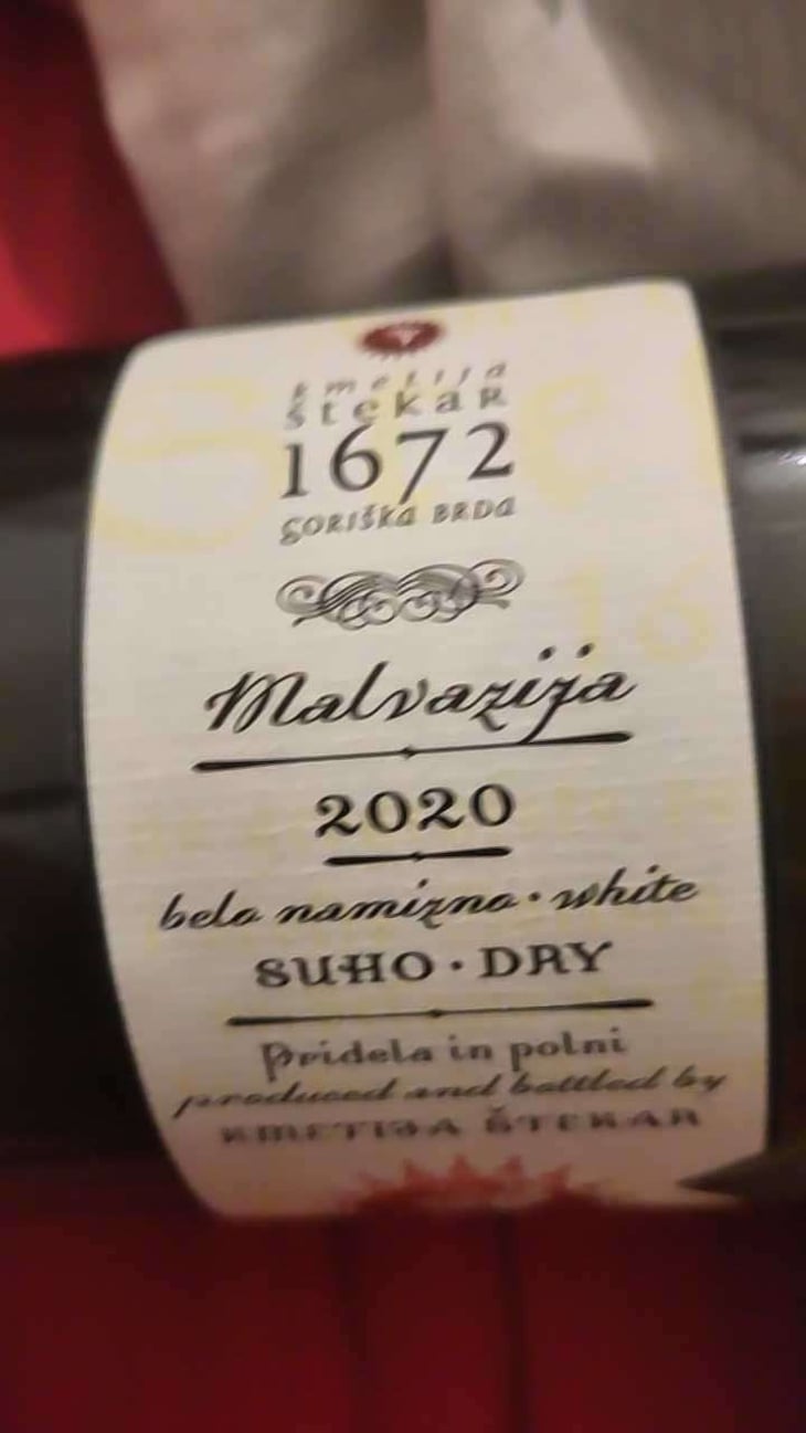 Malvazija - Kmetija Štekar - Janko Štekar 