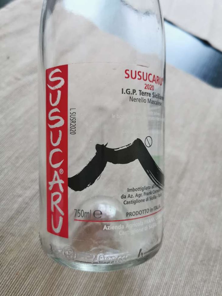 Susucaru Rosso - Azienda Agricola Frank Cornelissen - Frank Cornelissen 