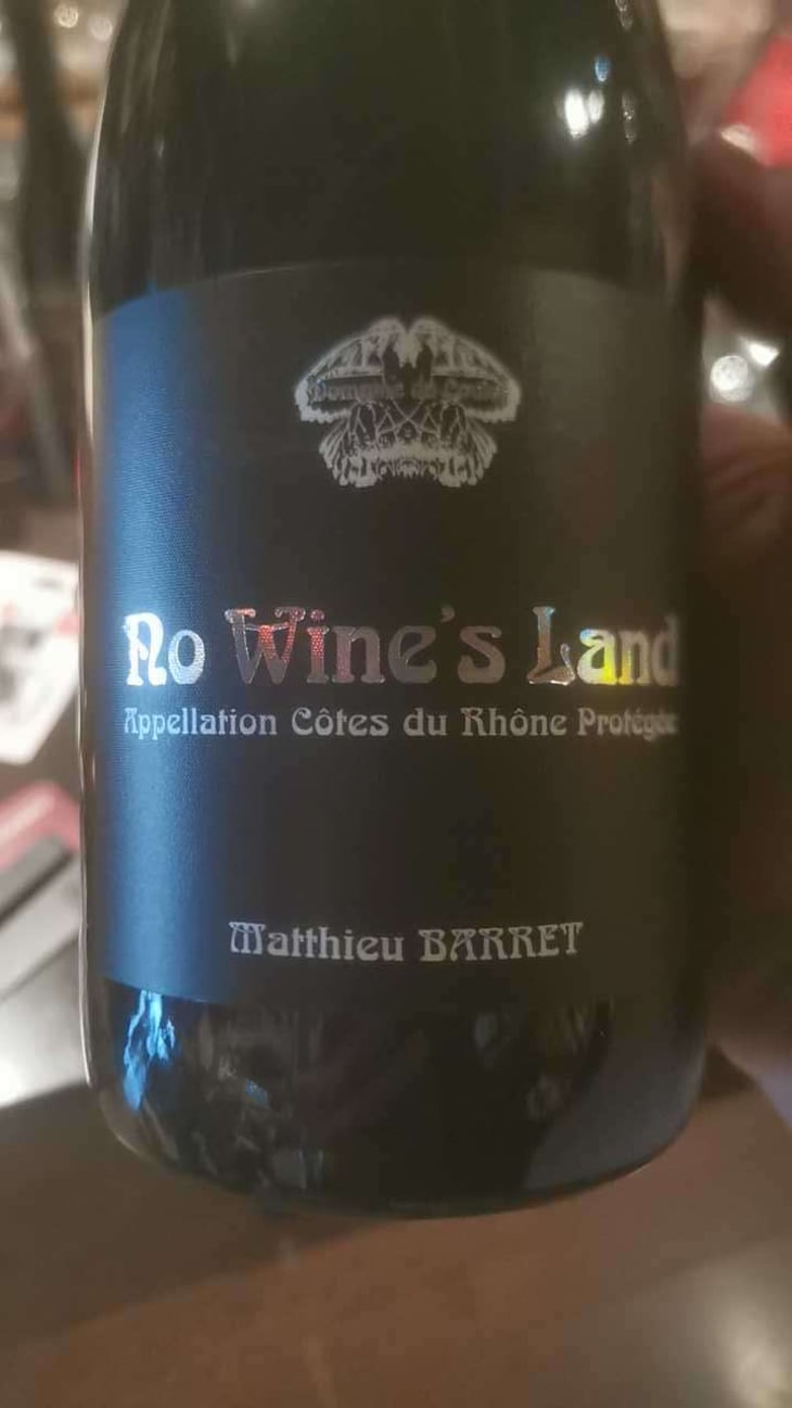 No Wine's Land - Domaine du Coulet - Matthieu Barret 