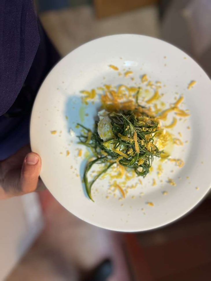Agretti E Bottarga Di Muggine - Trattoria Cacciaconti - 594617