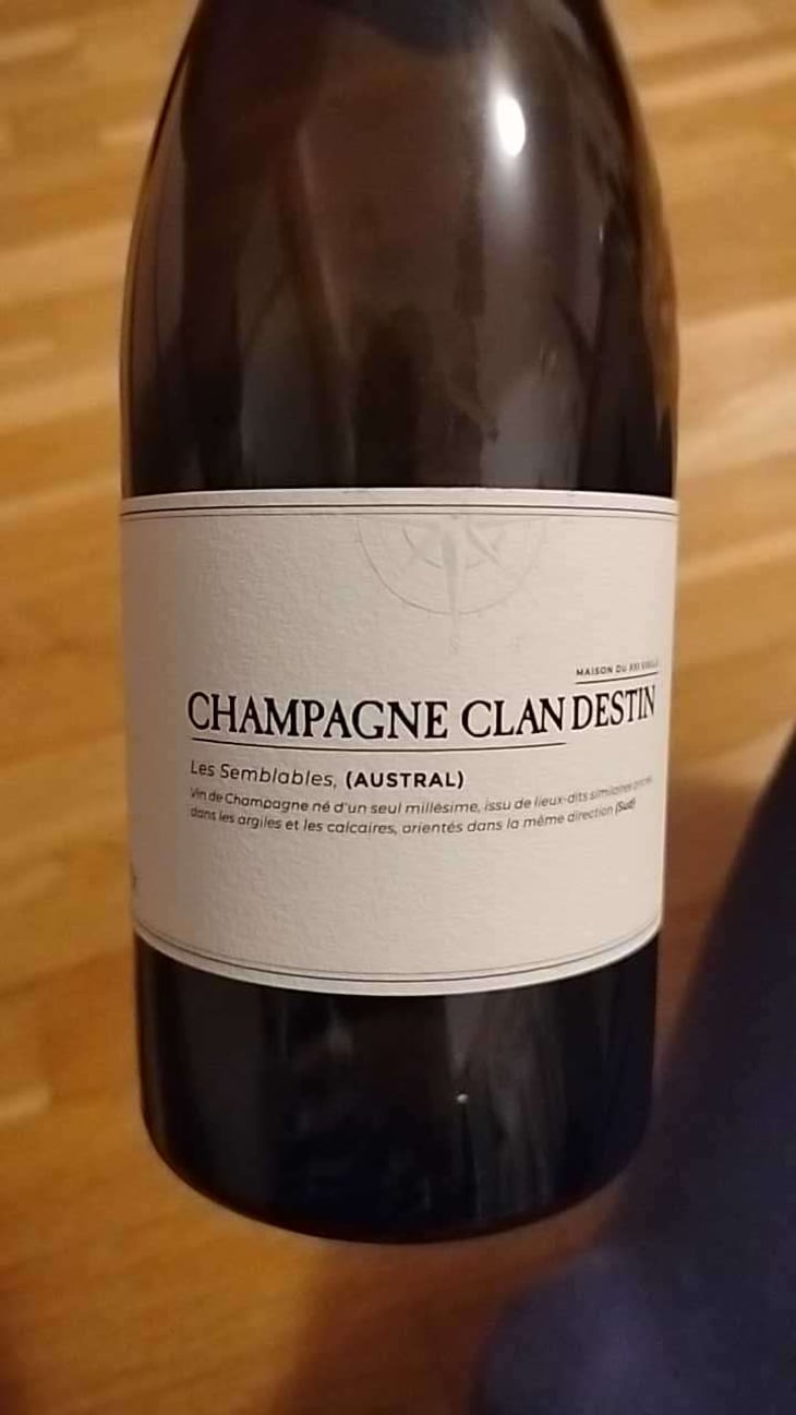 Boréal - Champagne Clandestin - Benoît Doussot -2020