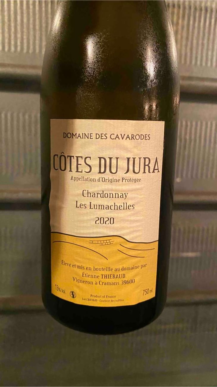 Chardonnay Les Lumachelles - Domaine des Cavarodes - Etienne Thiebaud 