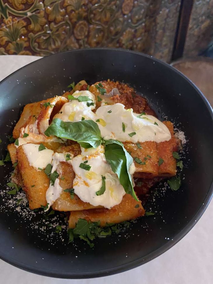Paccheri With N’Duja And Stracciatella - Salumeria Lamuri - 594306