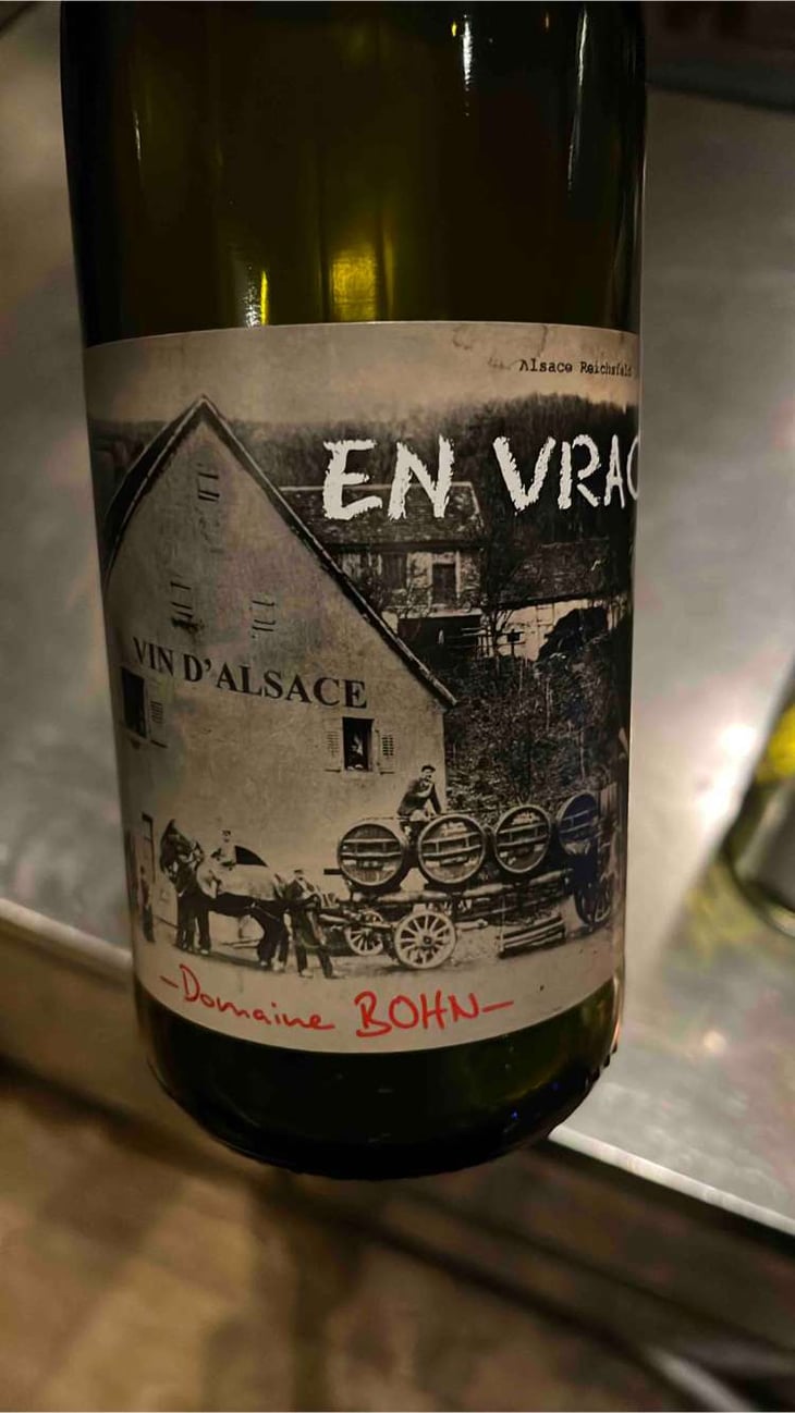 En Vrac - Domaine Bohn - Bernard & Arthur Bohn -2020