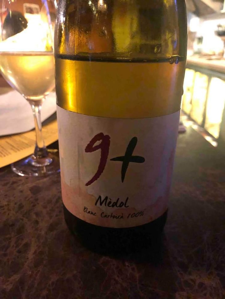 9+ Mèdol Blanc Cartoixà - Celler 9+ - Moises Virgili i Rovira 