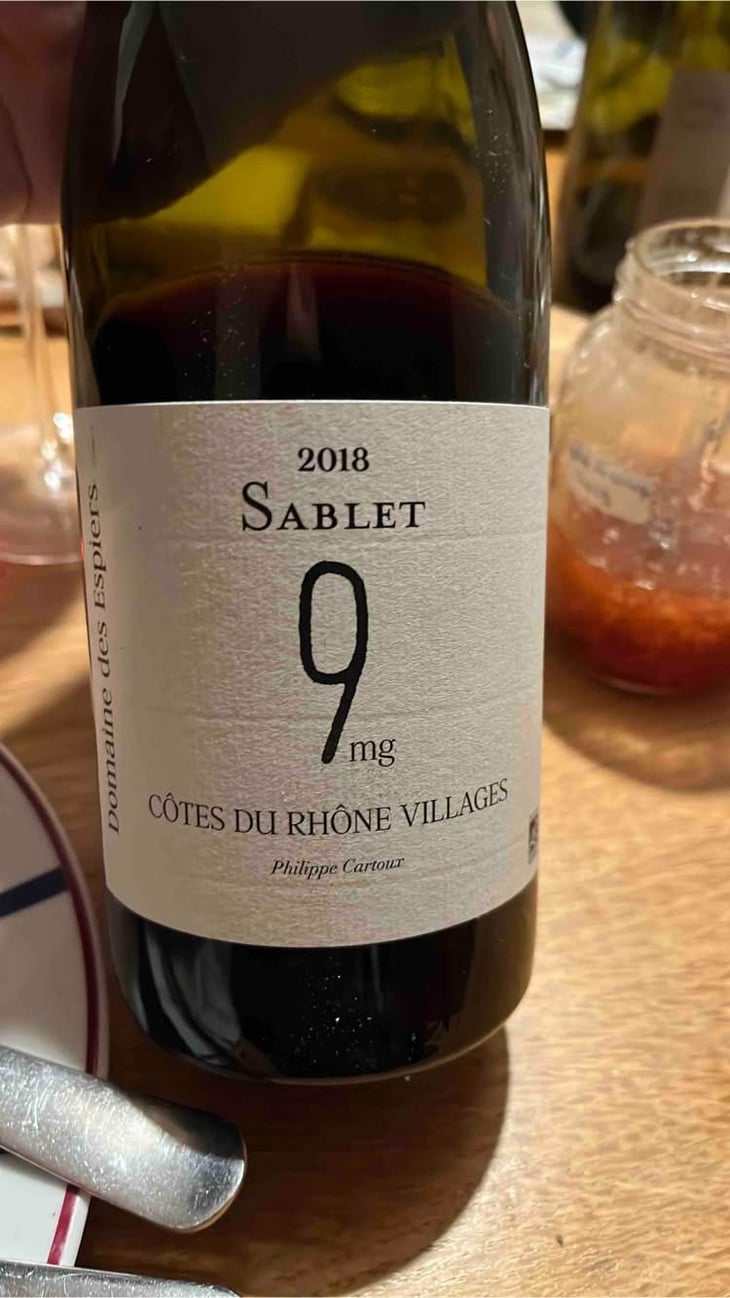 9 mg - Domaine Des Espiers - Philippe Cartoux 