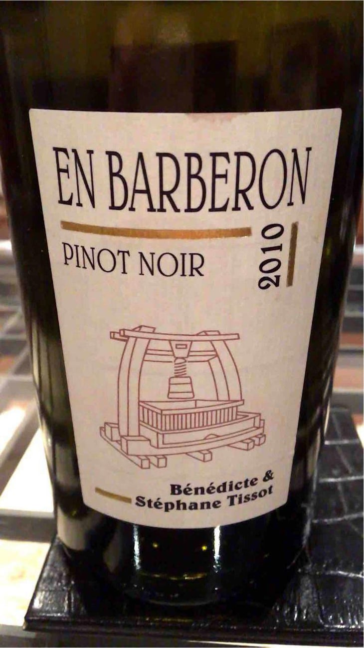 En Barberon Pinot Noir - Domaine André & Mireille Tissot - Bénédicte & Stéphane Tissot -2019