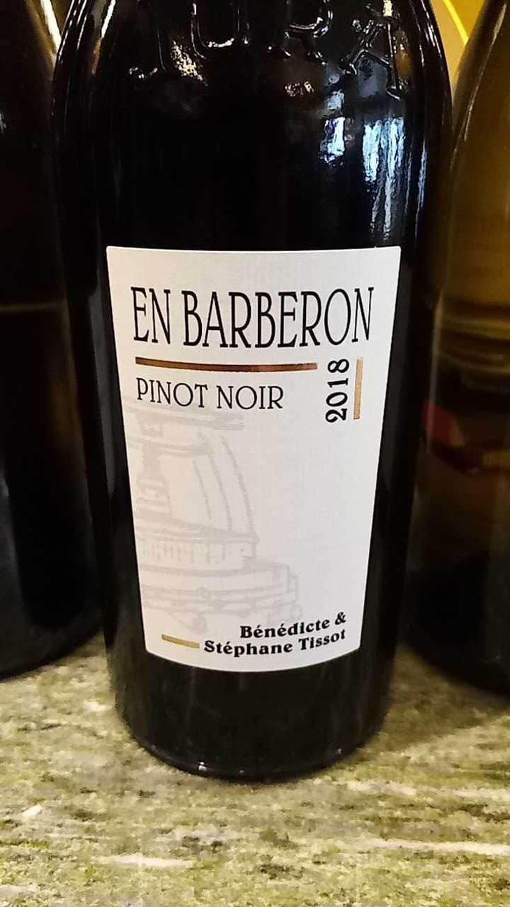 En Barberon Pinot Noir - Domaine André & Mireille Tissot - Bénédicte & Stéphane Tissot -2019