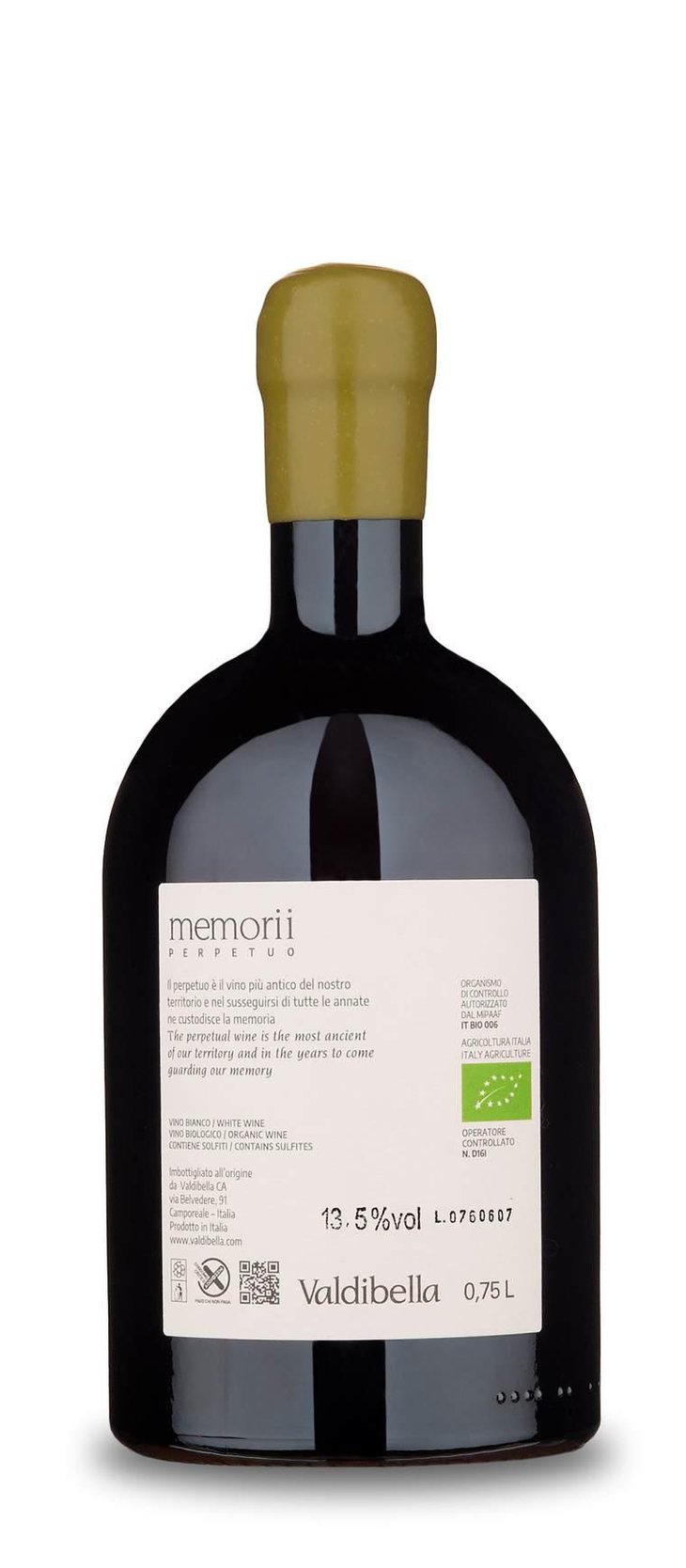 Vino Bianco Perpetuo Memorii - Valdibella - Antonino Vilardi 