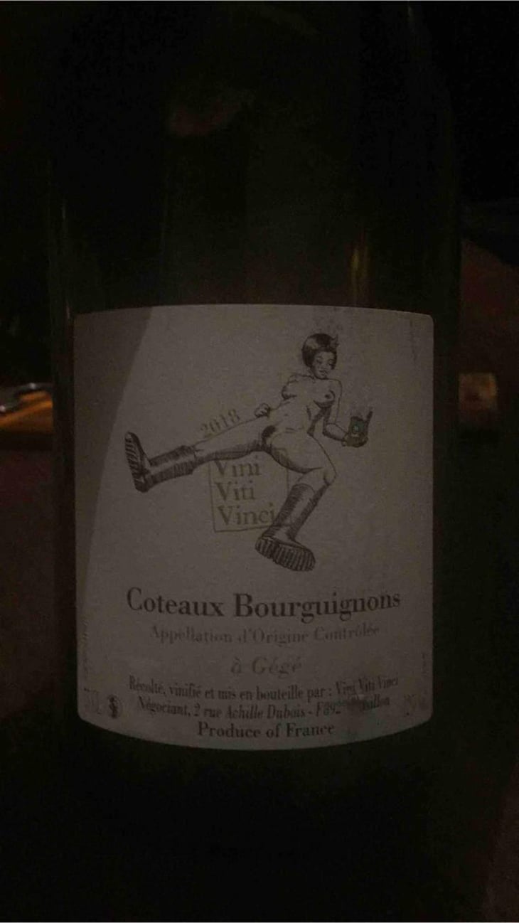 À Gégé - Rouge - Vini Viti Vinci - Nicolas Vauthier "Kikro" 