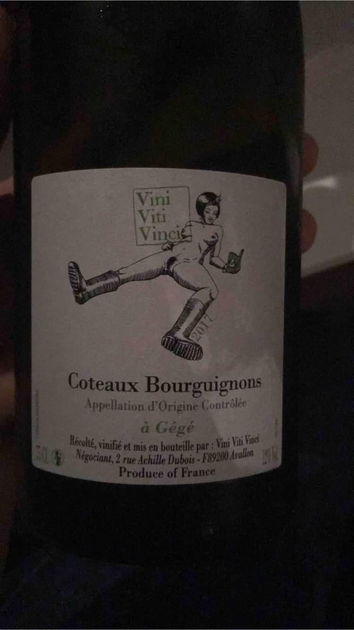 À Gégé - Rouge - Vini Viti Vinci - Nicolas Vauthier "Kikro" 