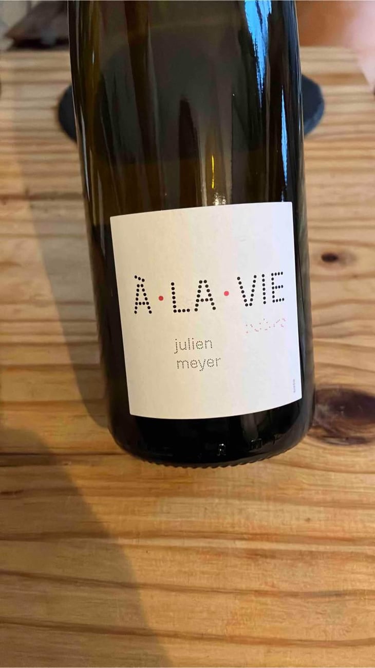 À La Vie - Domaine Julien Meyer - Patrick Meyer -2020