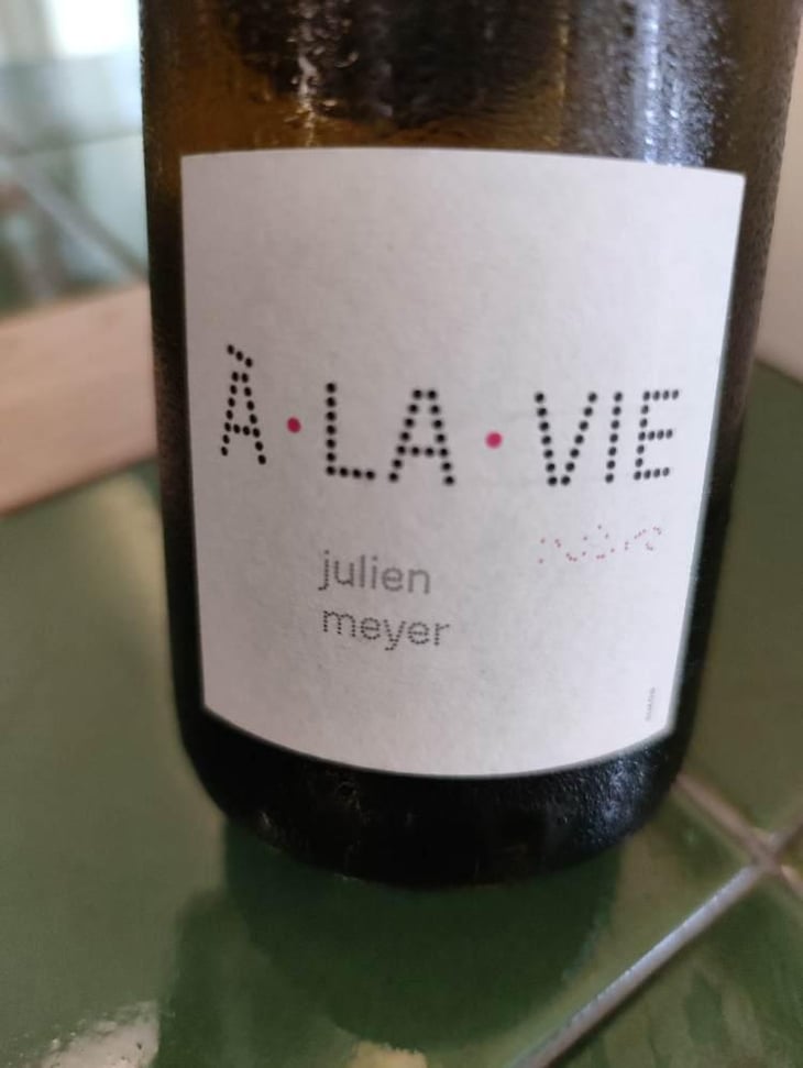 À La Vie - Domaine Julien Meyer - Patrick Meyer -2020