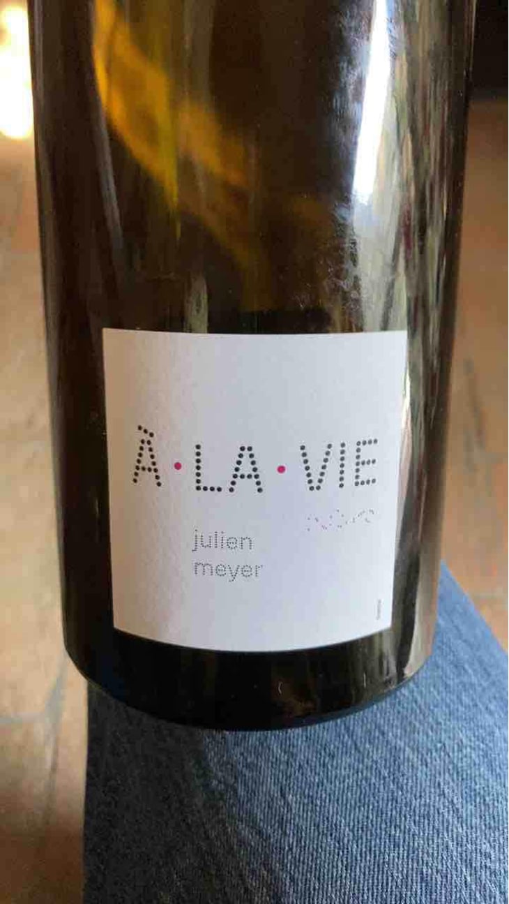 À La Vie - Domaine Julien Meyer - Patrick Meyer -2020