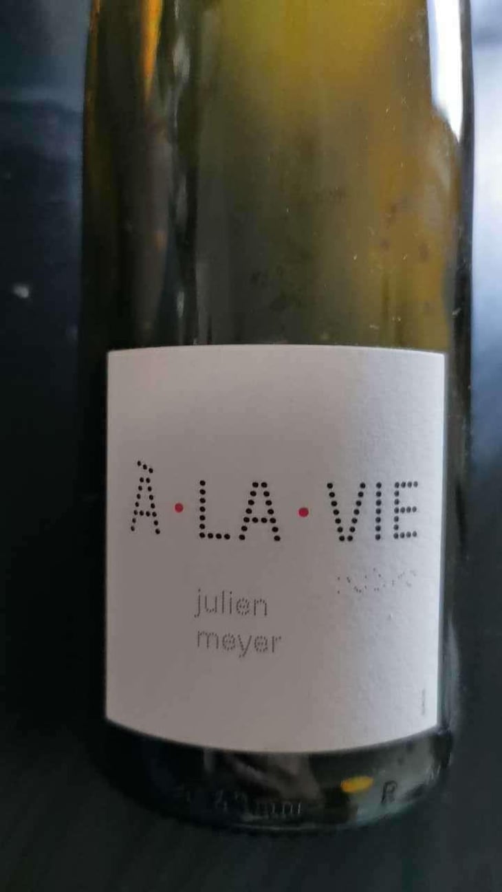 À La Vie - Domaine Julien Meyer - Patrick Meyer -2020