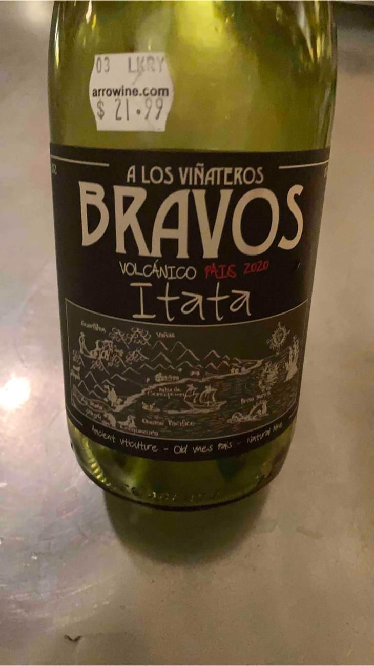 A Los Viñateros Bravos - Itata Valley, Chile - Volcánico Pais 