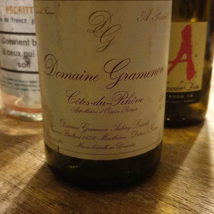 A Pascal S. - Domaine Gramenon - Michèle Aubéry-Laurent & Maxime-Francois Laurent 