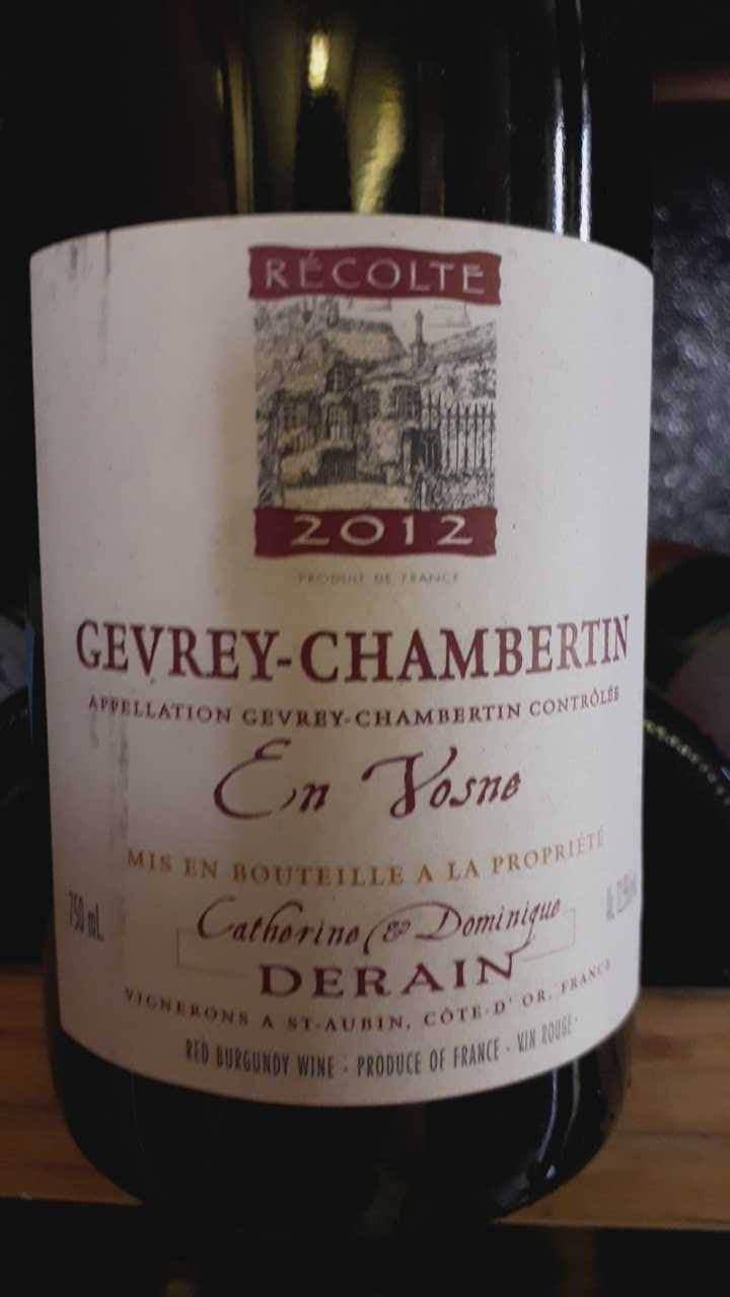En Vosne - Domaine Derain - Julien Altaber & Carole Shwab, Domique Derain 