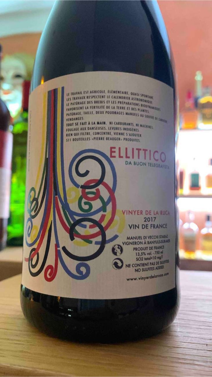 Ellittico - Vinyer de la Ruca - Manuel di Vecchi Staraz 