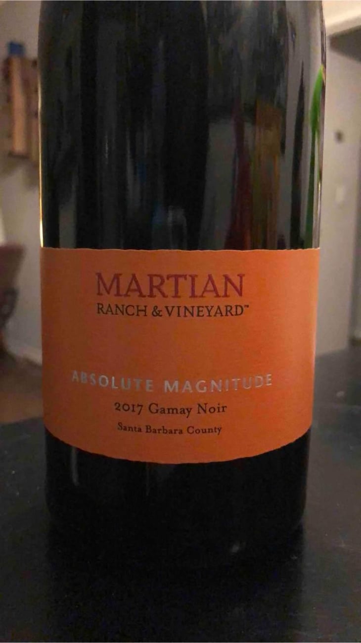 Absolute magnitude - Santa Barbara County - Martian Ranch And Vineyard 