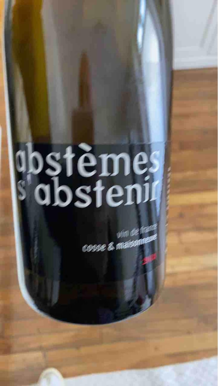 Abstèmes s'Abstenir - Cosse & Maisonneuve - Matthieu Cosse & Catherine Maisonneuve 
