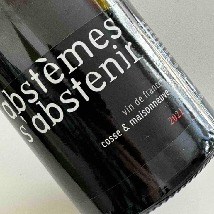 Abstèmes s'Abstenir - Cosse & Maisonneuve - Matthieu Cosse & Catherine Maisonneuve 