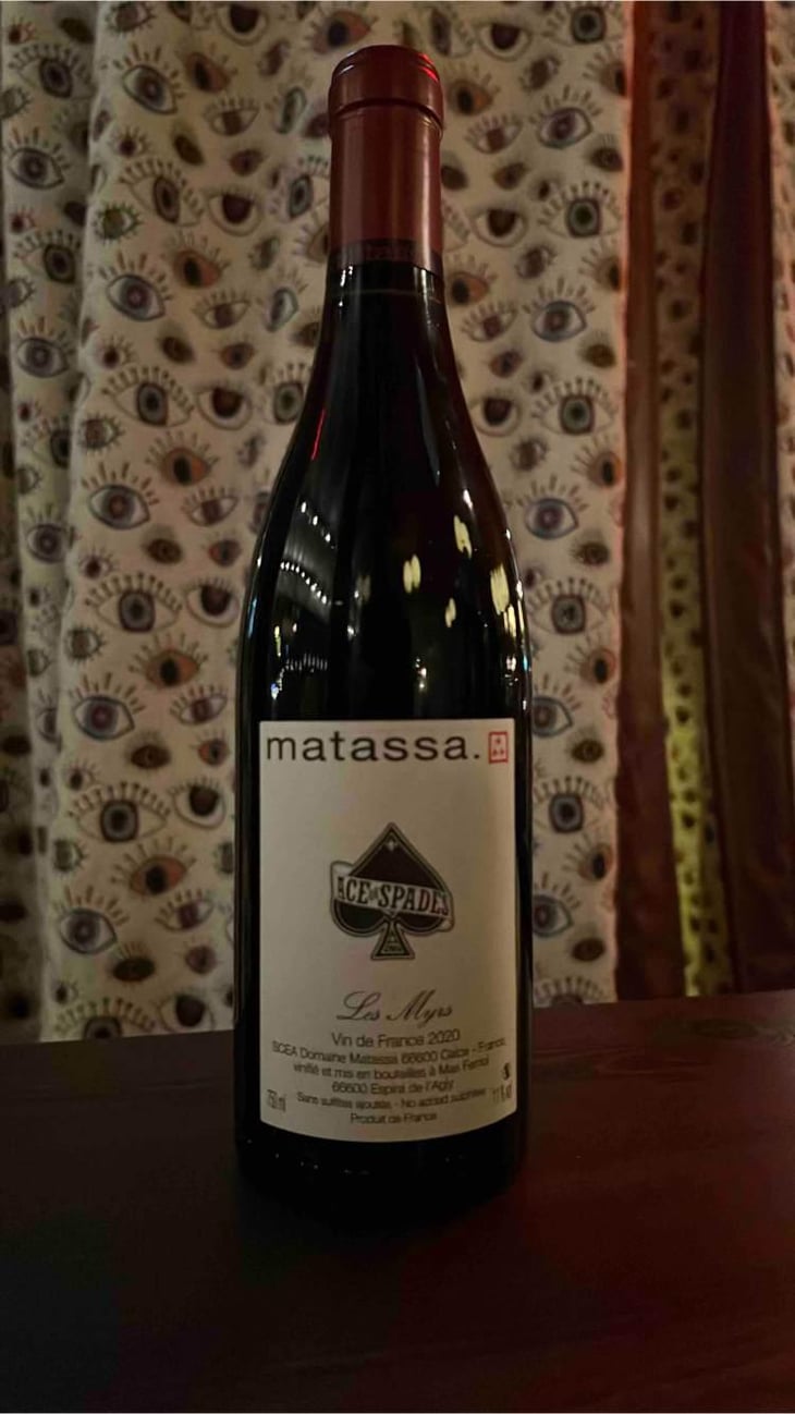 Ace Of Spades Les Myrs - Domaine Matassa - Tom Lubbe -2019