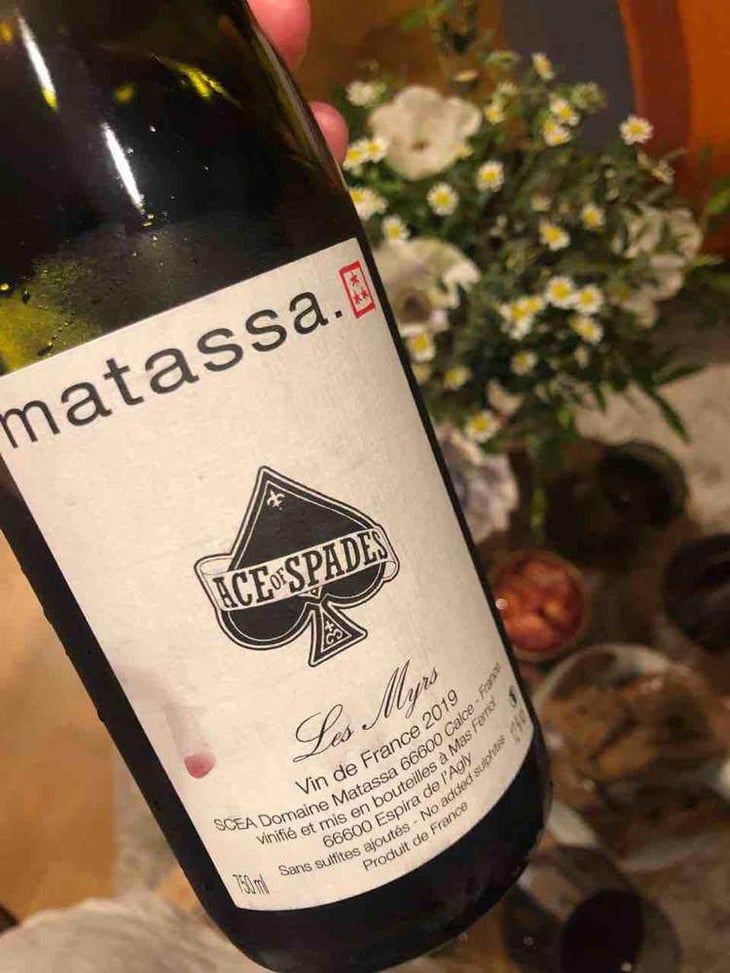 Ace Of Spades Les Myrs - Domaine Matassa - Tom Lubbe -2019