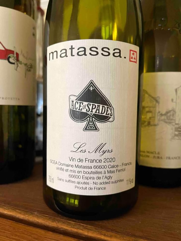 Ace Of Spades Les Myrs - Domaine Matassa - Tom Lubbe -2019