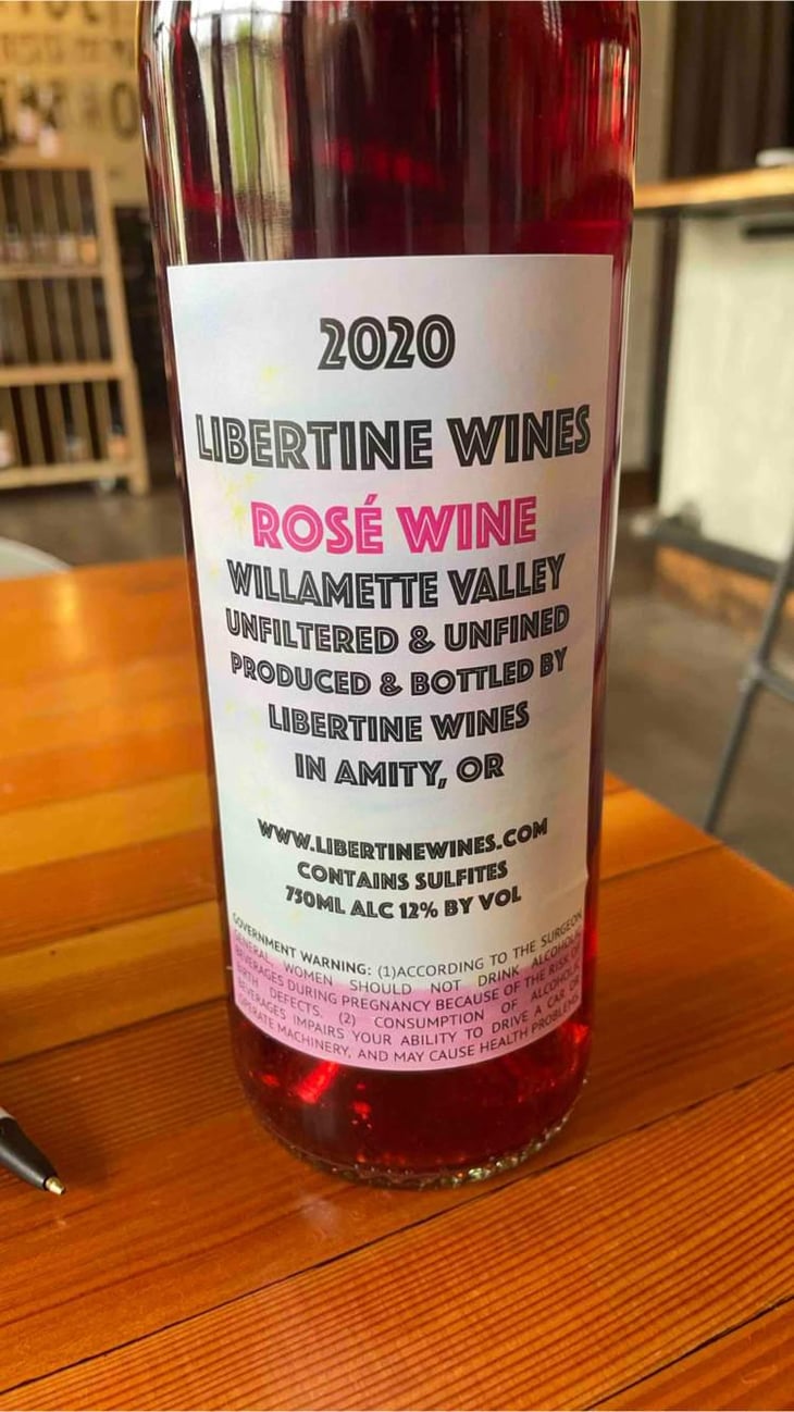 Acid Freak Rosé - Libertine Wines - Alex & Veronica Neely 