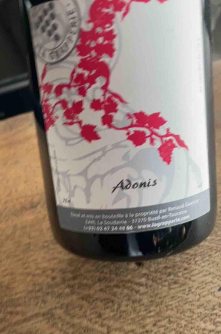 Adonis - La Grapperie - Renaud Guettier 