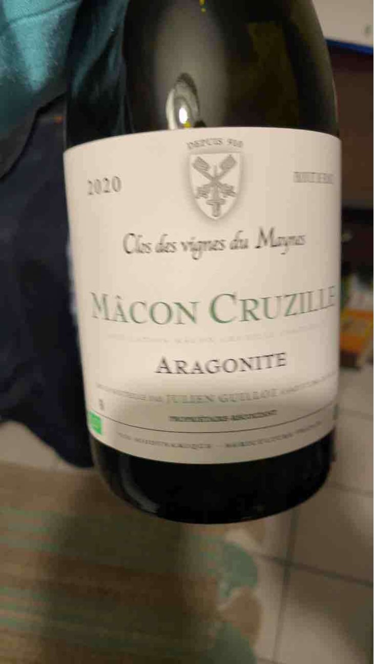 Aragonite - Clos des Vignes du Maynes - Julien Guillot 