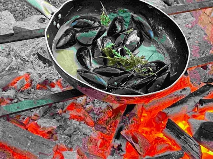 Aegean Blue Mussels - Éla! Natural Wine - 510812