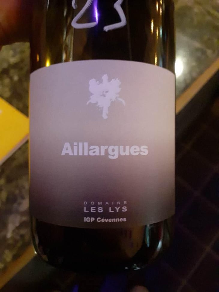 Aillargues - Domaine Des Lys - Marie Helenes Veyrunes Et Thomas Faure -2019