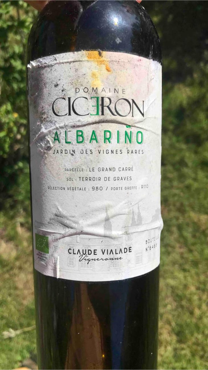 Albarino - Ciceron - Claude Vialade -2021