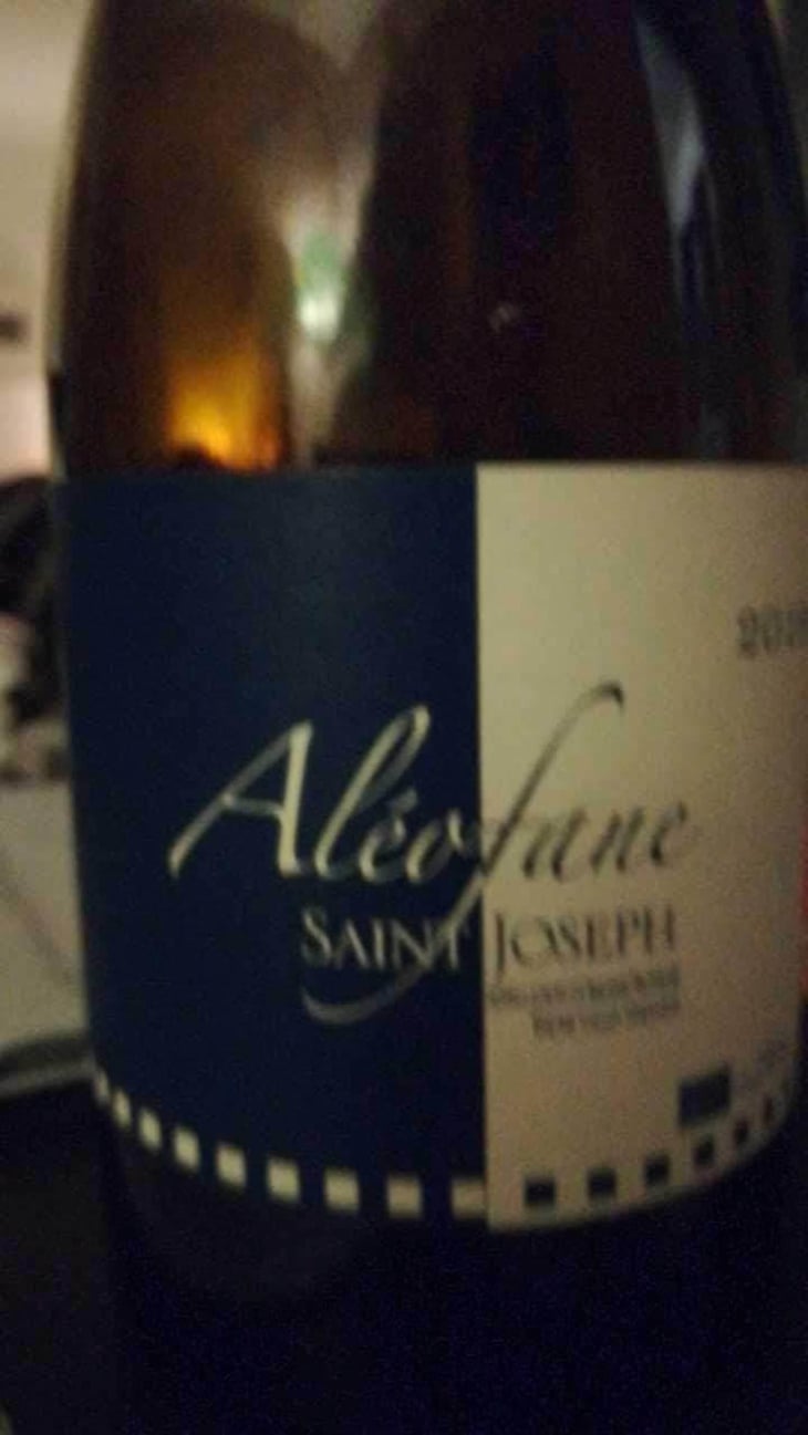 Aléofane Crozes Hermitage Rouge - Domaine Aléofane - Natacha Chave -2019