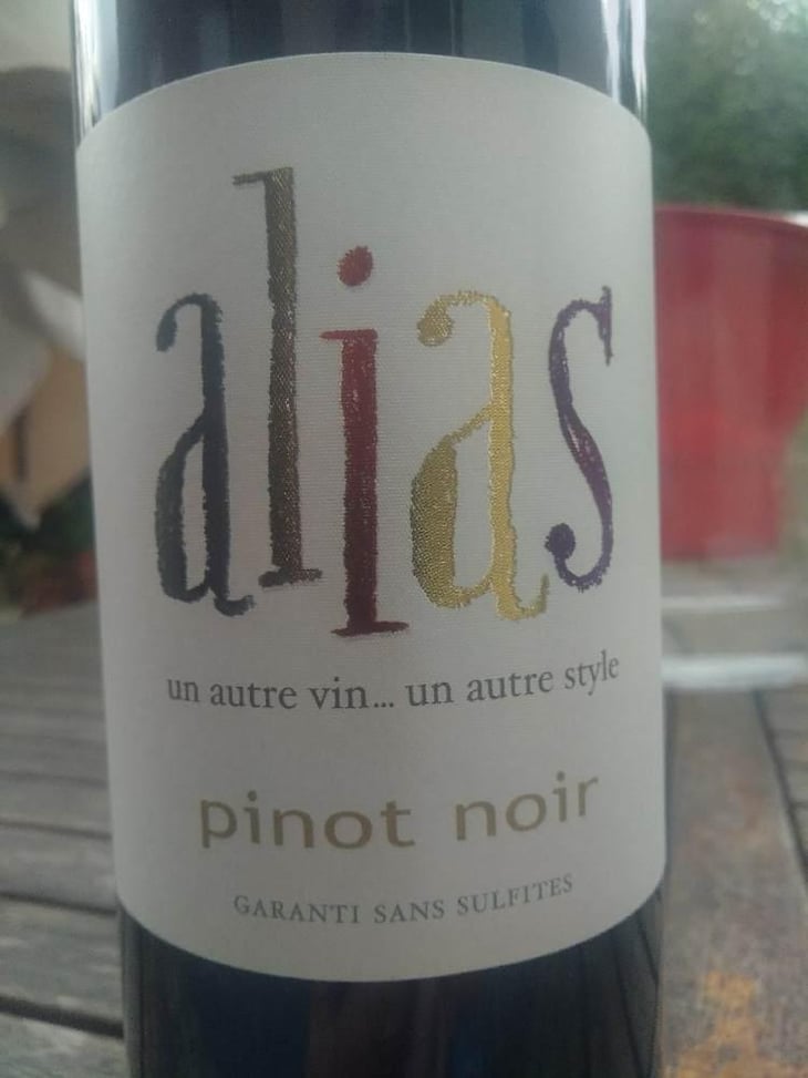 Alias Pinot Noir - Domaine Ampelidae - Frédéric Brochet 