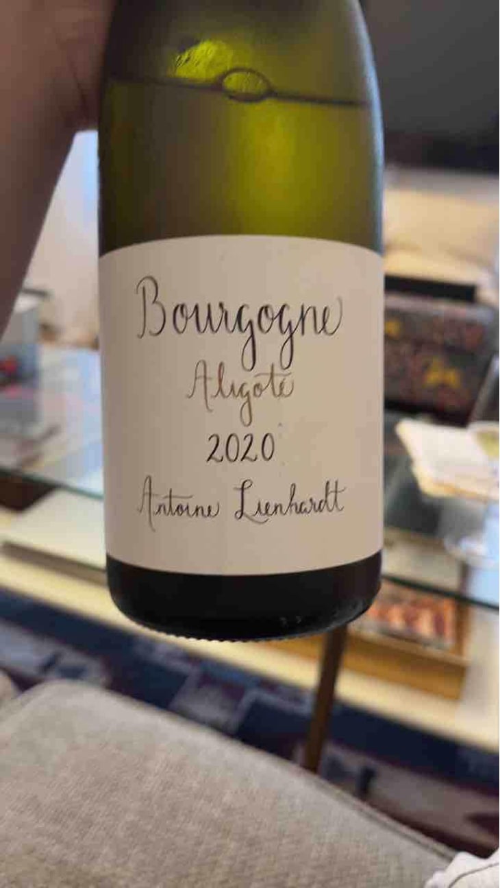 Bourgogne Aligoté (Label from 2020) - Antoine Lienhardt - Antoine Lienhardt 